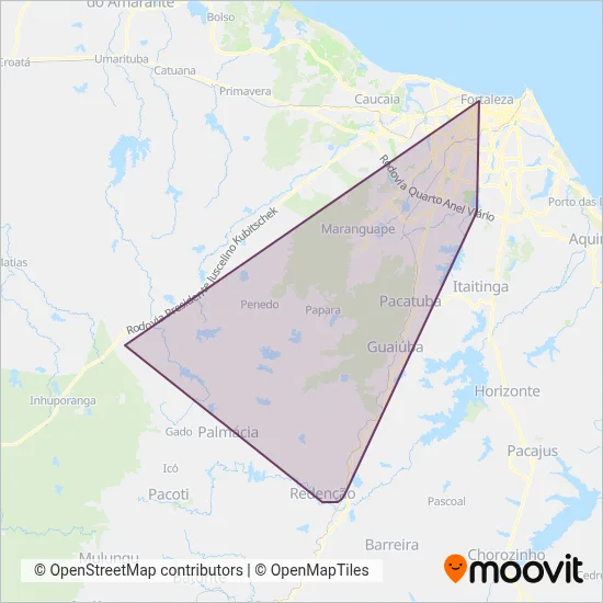 Consórcio Metropolitano 2 coverage area map