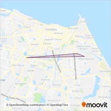 Unifor (Universitário) coverage area map