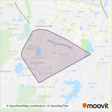 Via Metro coverage area map