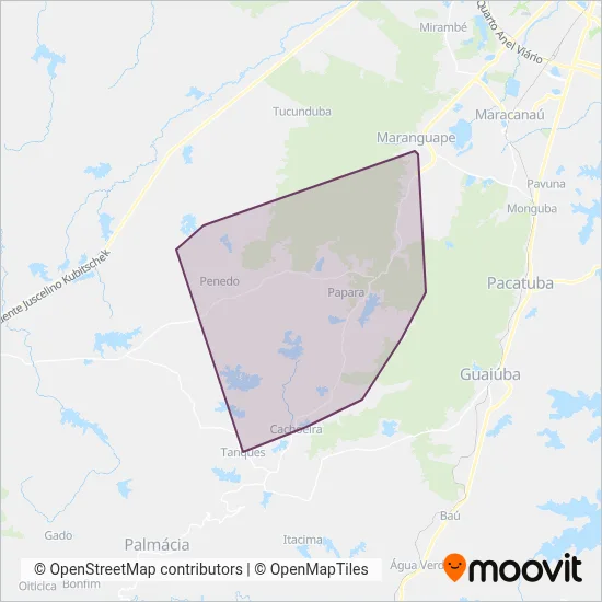 Penha coverage area map