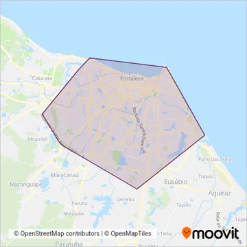 ETUFOR coverage area map