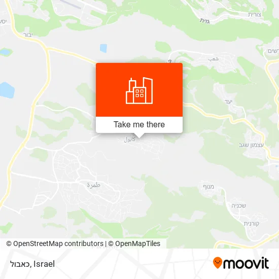 כאבול map