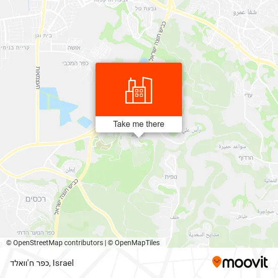 Карта כפר ח'וואלד