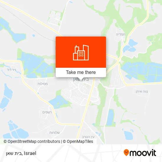 Карта בית שאן