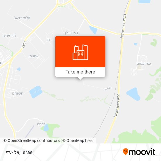 אל -עזי map