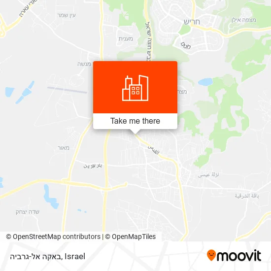 Карта באקה אל-גרביה