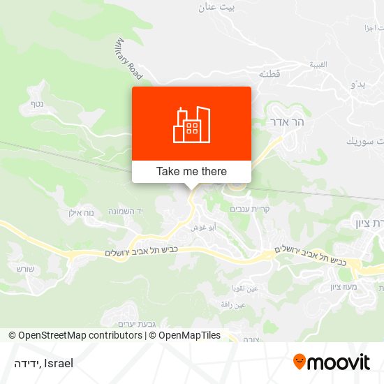 ידידה map