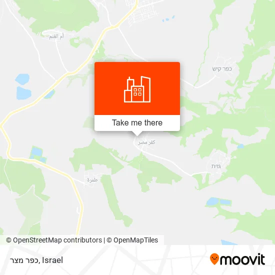 Карта כפר מצר