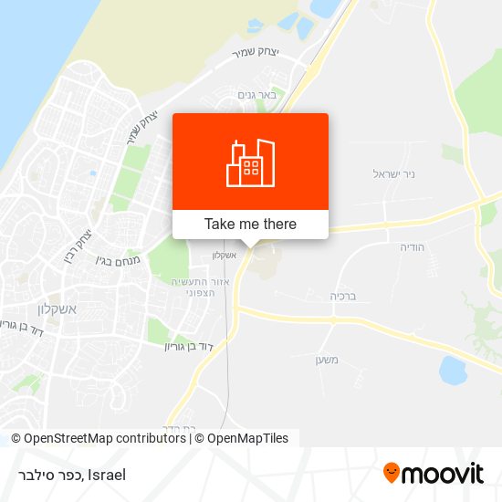 כפר סילבר map