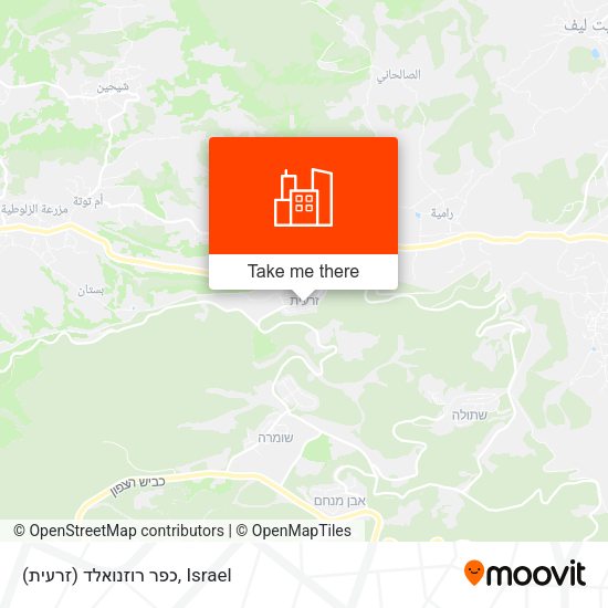 כפר רוזנואלד (זרעית) map