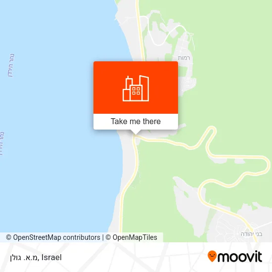 Карта מ.א. גולן