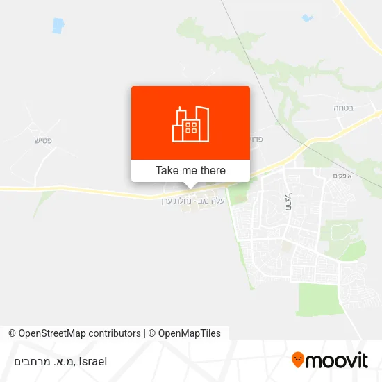 Карта מ.א. מרחבים