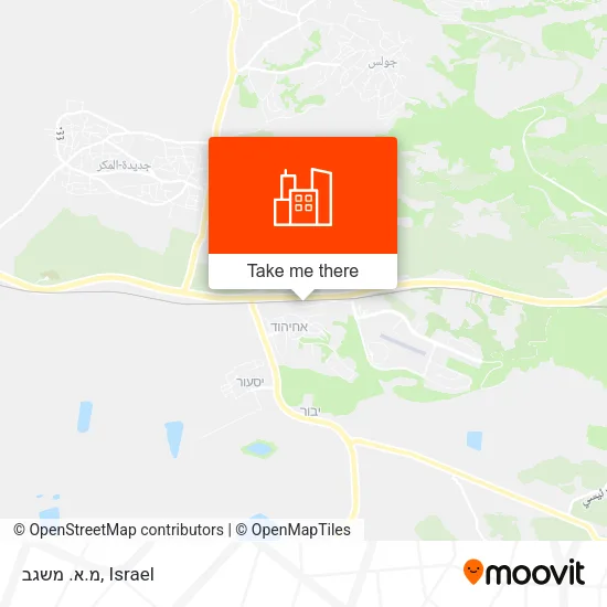 Карта מ.א. משגב