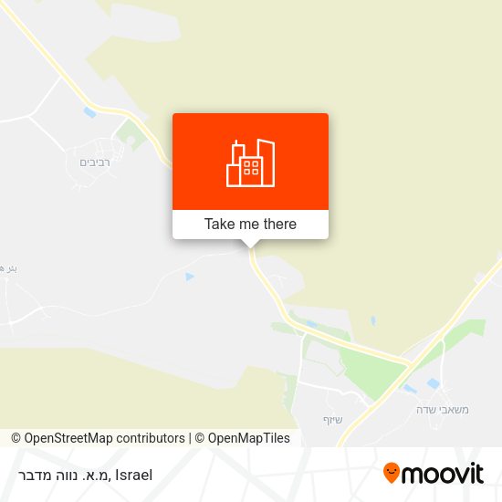 מ.א. נווה מדבר map