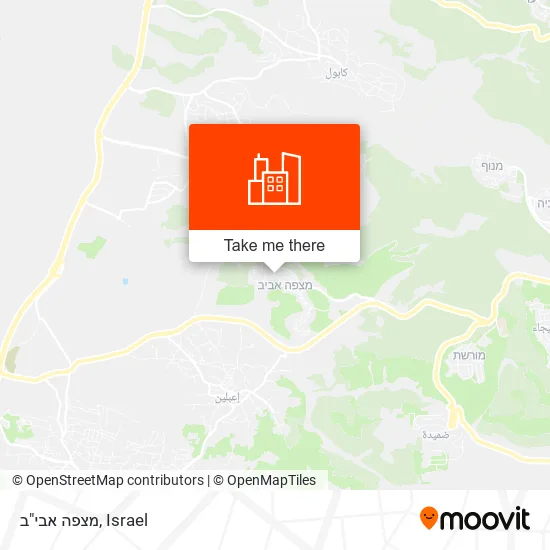 Карта מצפה אבי"ב