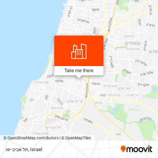 Карта תל אביב-יפו