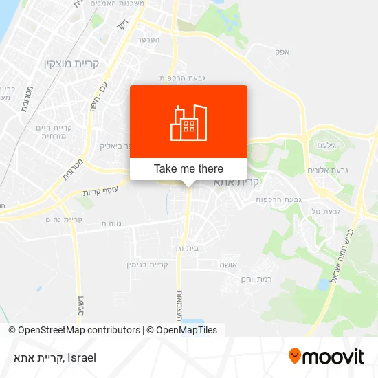 Карта קריית אתא