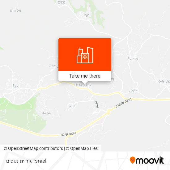 Карта קריית נטפים