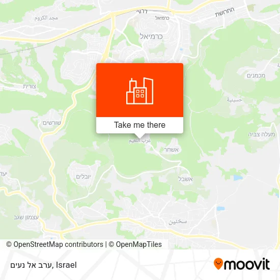 Карта ערב אל נעים