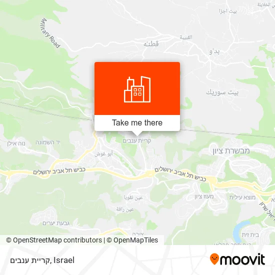 Карта קריית ענבים