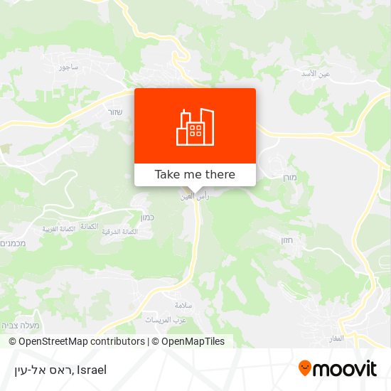 ראס אל-עין map