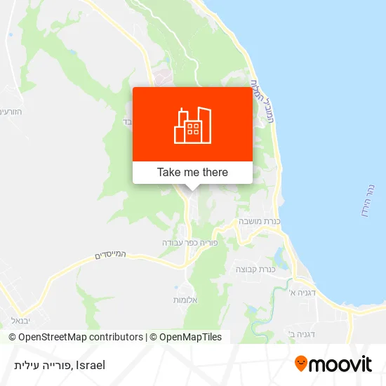 Карта פורייה עילית