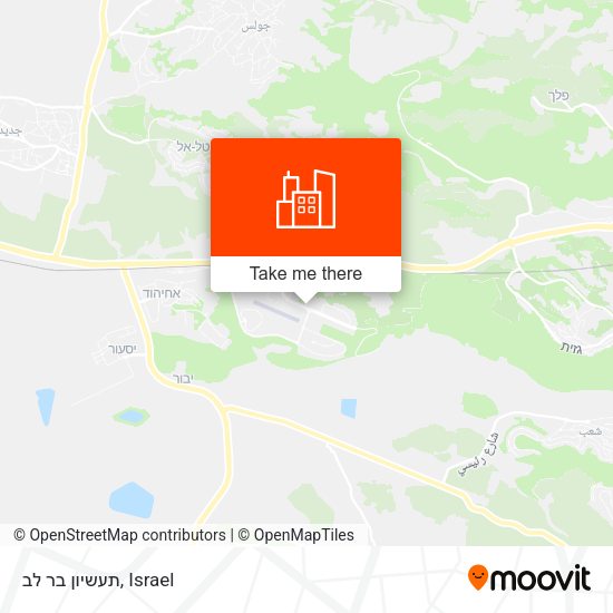 תעשיון בר לב map