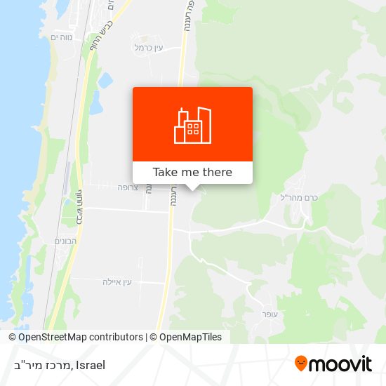 מרכז מיר''ב map