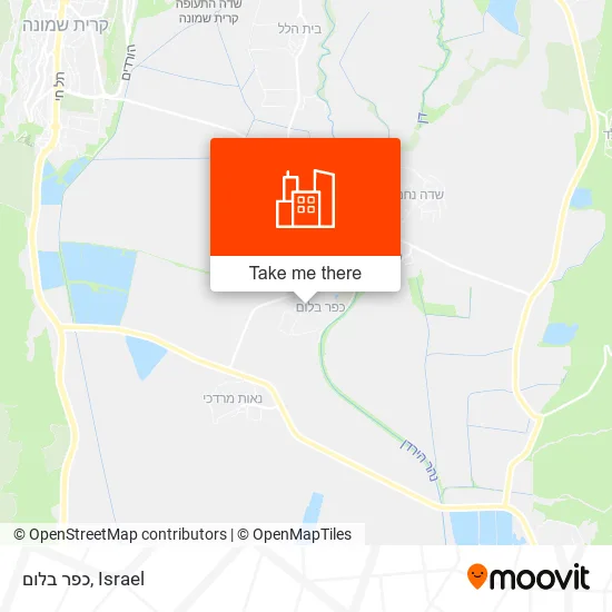 Карта כפר בלום