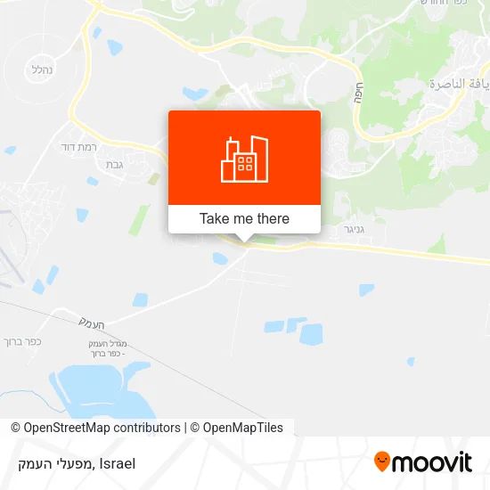 Карта מפעלי העמק