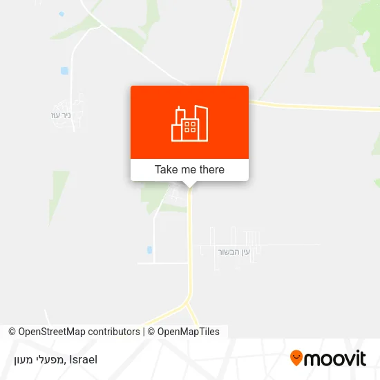 Карта מפעלי מעון