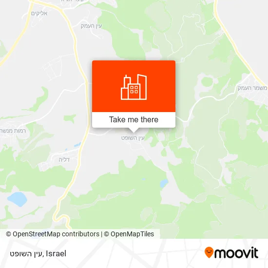 Карта עין השופט