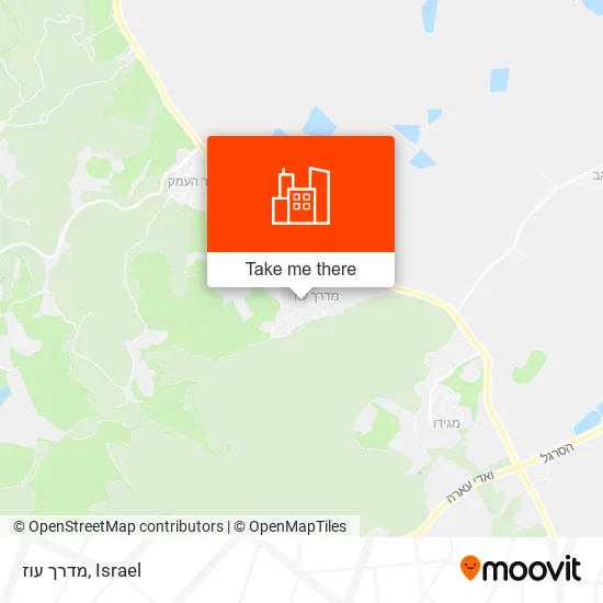 Карта מדרך עוז