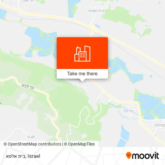 Карта בית אלפא