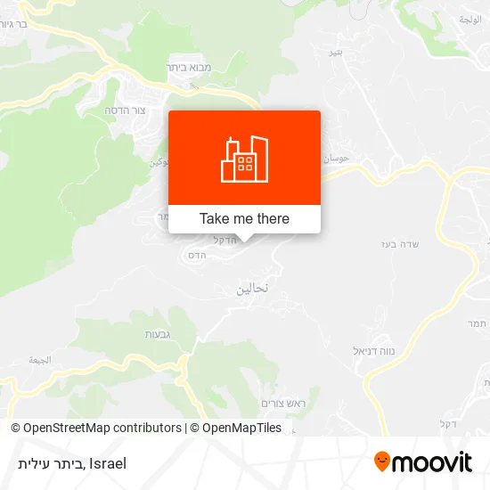 Карта ביתר עילית