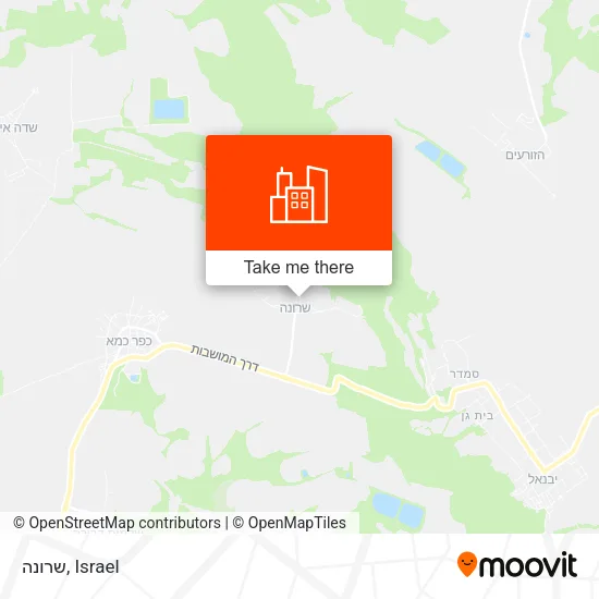שרונה map