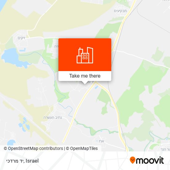 יד מרדכי map
