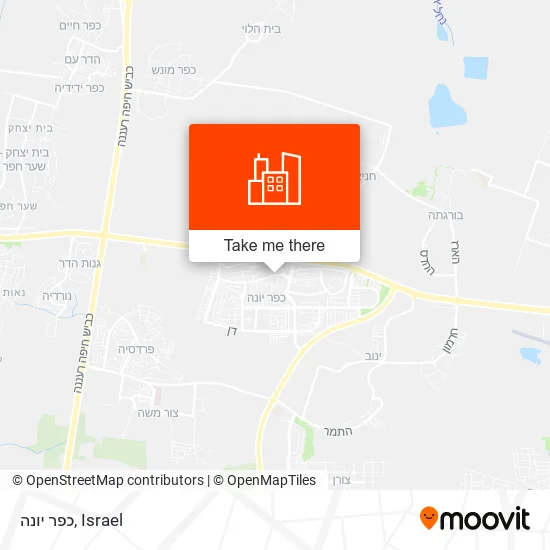 Карта כפר יונה
