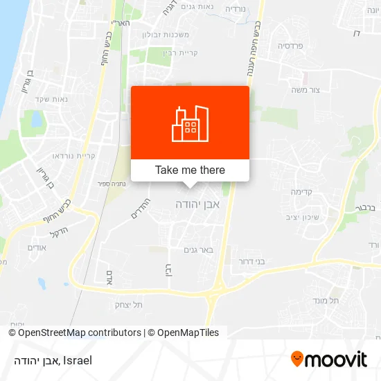 Карта אבן יהודה