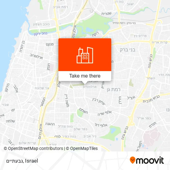 Карта גבעתיים