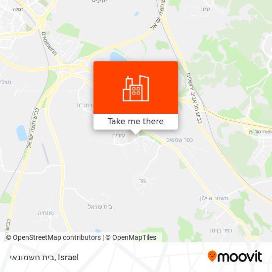 בית חשמונאי map