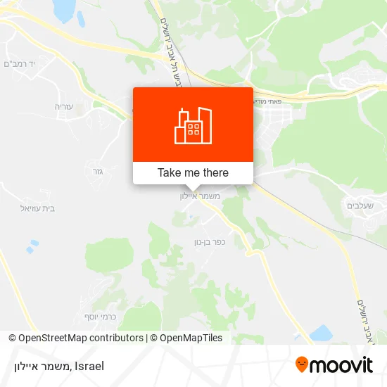 Карта משמר איילון