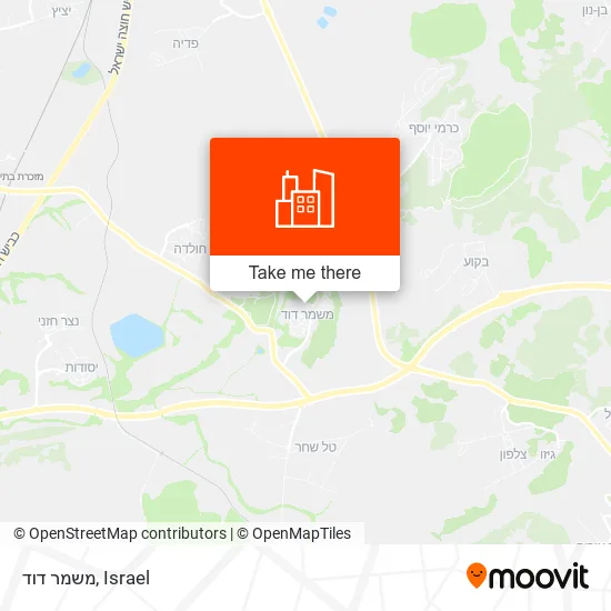 Карта משמר דוד