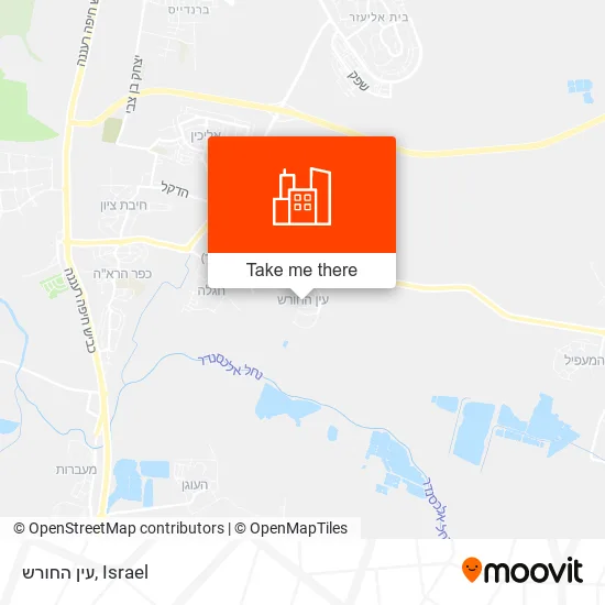 Карта עין החורש