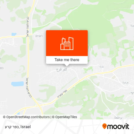 כפר קרע map