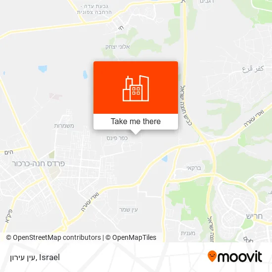 Карта עין עירון