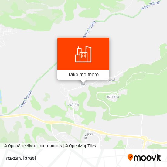 רומאנה map