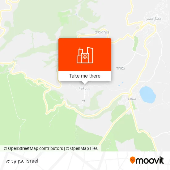 Карта עין קנייא