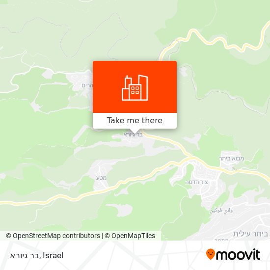 בר גיורא map