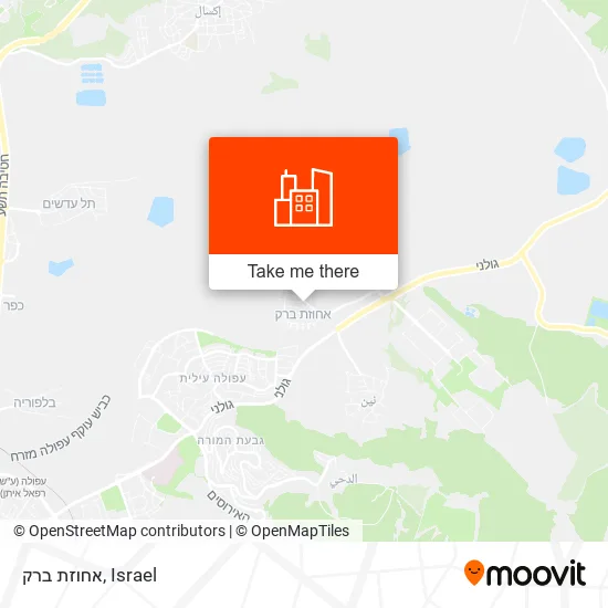 Карта אחוזת ברק